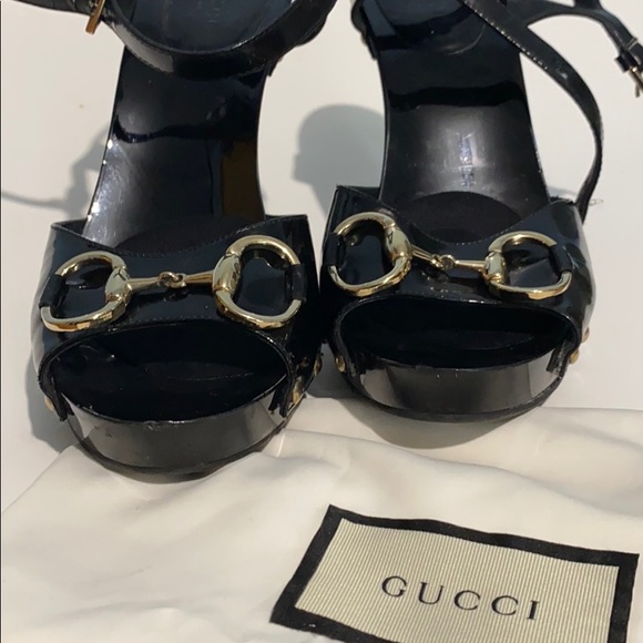 Gucci Black 190937 Platforms US 7B - Picture 1 of 9